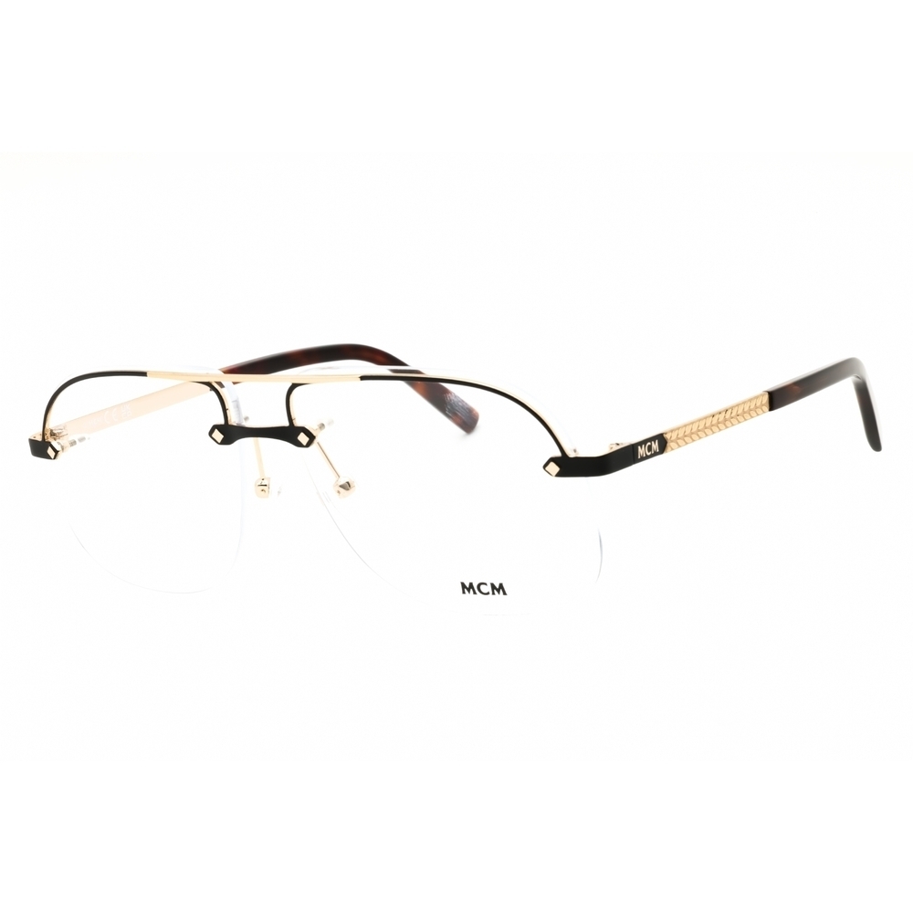 MCM MW5019 Eyeglasses Matte Black Metal Aviator